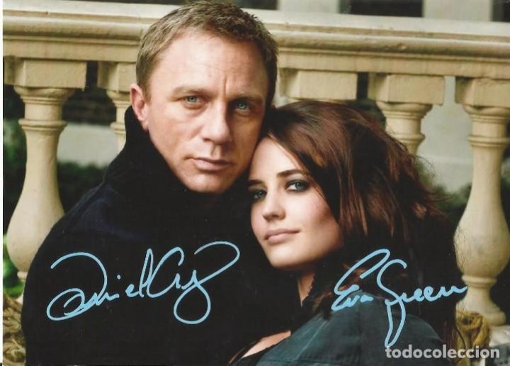 Autograph Bond Girl Eva Green Autogramm James Bond Casino Royale